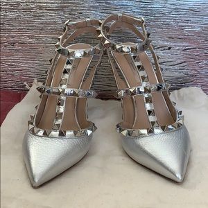 Valentino Garavani Rockstud ankle strap Pump 100mm